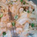 nisinori's cooksnap of when they made 新玉ねぎとグリンピースのかき揚げ.
