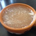 みー３２'s cooksnap of when they made 新玉ねぎのすり流し玉子椀♪.