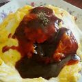 ティンク♡♡'s cooksnap of when they made バターライスでふわふわオムライス♪.