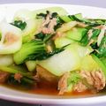 まるこ1007's cooksnap of when they made ツナとチンゲンサイのオイスターソース炒め.