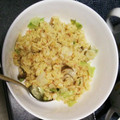 キラキラ星人☆'s cooksnap of when they made 簡単！カニカマのレタス炒飯★.