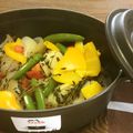 レポートマン's cooksnap of when they made ストウブで野菜とソーセージの蒸し煮.