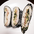 ちゃぎー's cooksnap of when they made ピリ辛ツナマヨのおにぎらず.