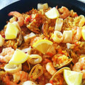 minimaxx's cooksnap of when they made 魚介のパエリア.