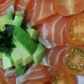 aoi1987's cooksnap of when they made 美肌～サーモンアボカドトマトころころ丼.