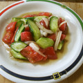 しのばぁたん's cooksnap of when they made 超簡単☆トマトときゅうりのさっぱりサラダ.