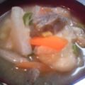 hinaたん's cooksnap of when they made あったか♪トロトロ♪うちのだご豚汁.