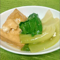 ちーたんずはうす's cooksnap of when they made ちんげん菜と厚揚げの煮もの.