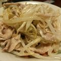ぴなつこ's cooksnap of when they made 節約もやしスタミナ豚絶品ワサビマヨサラダ.