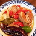 クックY3YVOE☆'s cooksnap of when they made スペアリブと夏野菜のビネガー煮込み.