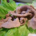 いいくん's cooksnap of when they made 豚しゃぶのさっぱりスタミナ焼きサラダ菜カップ.