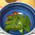 ふくちゃん115's cooksnap of when they made 絹さやトマトサラダ.