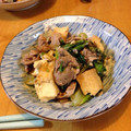 ガッちやん's cooksnap of when they made 簡単☆厚揚げと豚肉とレタスの和風炒め.