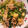 ♡ひぃちゃむ♡'s cooksnap of when they made 豚肉と小松菜炒め☆.