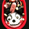 chicaco♪'s cooksnap of when they made ＊キャラ弁＊超簡単　のりだけ　パンダ.