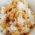 あい君ママ。's cooksnap of when they made 鮭のアラで鮭ご飯♡節約料理.
