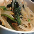 ｄｏｒａ☆ｎｕｔｓ's cooksnap of when they made ☆もやしとほうれん草の簡単ナムル☆.