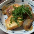 翡翠０３１８'s cooksnap of when they made 豆腐ソテーの味噌がらめ。.