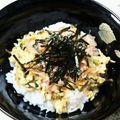 KUMI KUMI's cooksnap of when they made 簡単エコランチ☆葱の青いとこ乗っけご飯.