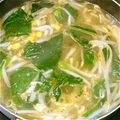 sakuっと。's cooksnap of when they made 食べるもやしスープ～味噌・コチュジャン.