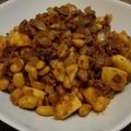 gongmei's cooksnap of when they made たたき山芋とひき肉のチリ炒め.