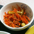 クックRYTDC4☆'s cooksnap of when they made ★簡単★人参としめじのきんぴら.