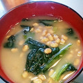 ともかずみみ's cooksnap of when they made 納豆とほうれん草の味噌汁.