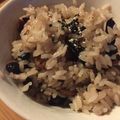 tetsucocco's cooksnap of when they made もち米が入った黒豆ご飯。炊飯器で炊けるよ.