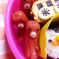 sowami's cooksnap of when they made 可愛い！タコさんウィンナー キャラ弁に.