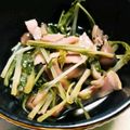 こざざざざ's cooksnap of when they made 簡単副菜♡水菜ベーコンしめじの煮浸し.