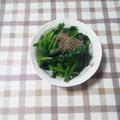 アタックひめちゃん's cooksnap of when they made お弁当に☆麺つゆでﾎｳﾚﾝ草のごま和え.