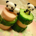 たもたん's cooksnap of when they made ソーセージときゅうりのシマシマ♡.