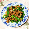 あざらしの赤ちゃん's cooksnap of when they made にんにくの芽と納豆炒め.