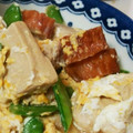 なっとういち母さん's cooksnap of when they made 高野豆腐と 絹さや 竹輪の卵とじ煮.