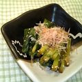 えりらっくま's cooksnap of when they made 簡単！葉わさび（花わさび）の醤油漬け♪.