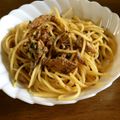 ドレステン's cooksnap of when they made 簡単☆混ぜるだけサンマの蒲焼缶詰パスタ.