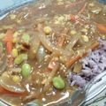 ひむとも's cooksnap of when they made 簡単♪炒めない！わが家のヘルシーカレー♪.