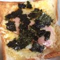 とろけい's cooksnap of when they made 和風ベーコンチーズ♪力餅トースト.
