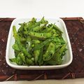 くぅ＆ひめ's cooksnap of when they made お弁当にも☆ さやえんどうの炒め物.