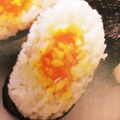 runny13's cooksnap of when they made 冷凍卵の醤油漬け黄身入れおにぎり.