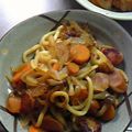 彩音ｍａｍａ's cooksnap of when they made 冷蔵庫にあるもので♪焼きうどん.