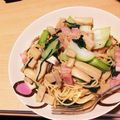 manashim's cooksnap of when they made ★厚切りベーコンと小松菜のパスタ★.