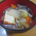 daikanon's cooksnap of when they made ヘルシー!厚揚げでけんちん汁♪.