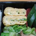 daikanon's cooksnap of when they made 葱天入り卵焼き☆.