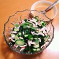 ピーチ先輩's cooksnap of when they made きゅうりわかめ刺身こんにゃく.