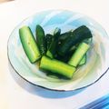 やここまろん's cooksnap of when they made ごま油香るきゅうり.