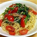 もともゆと's cooksnap of when they made ほうれん草とツナの和風サラダスパ.