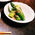 ユイサン's cooksnap of when they made アスパラガスのお浸し　わさび風味.