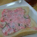 mikiha5's cooksnap of when they made 簡単！トーストアレンジ。カッテージチーズ.