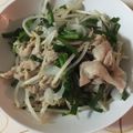 Aco313's cooksnap of when they made 豚のポン酢にんにく炒め♪ニラもやし和え.